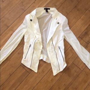Mesh cream Blazer